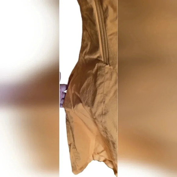 Eva Mendes by NY&Company, Size 12, Orange Strapless Dress - Picture 3 of 10